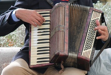 accordion accordion being played playing accordionist hand 