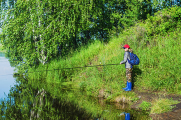 Summer fishing in the Urals