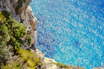 Navagio beach in greece island Zakynthos