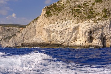 Cliffs of Zakynthos island