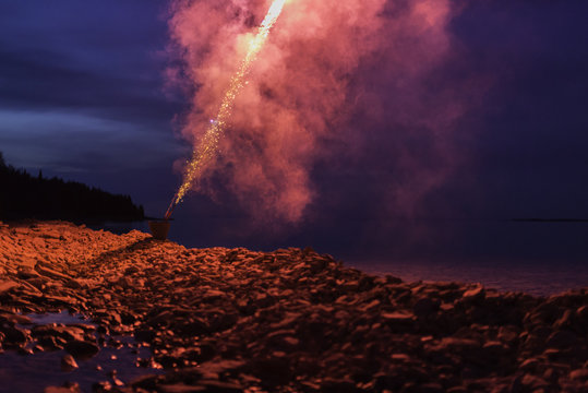 Firecracker Celebration at the Beach