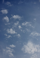 青空と雲「空想・雲のモンスター（じわじわと現れはじめて、集結するようなイメージ」現れる、集結、集合などイメージ