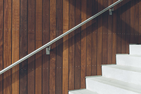 Stairway and handrail