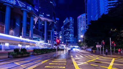 Admiralty, Hong Kong, 19 June 2017 -: Hong Kong traffic in Business district