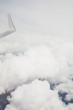 In my silver plane