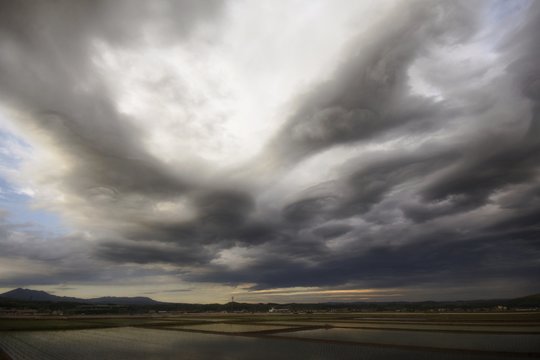 Turbulent Clouds Over Matsuo Japan
