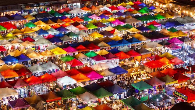 The Train Night Market Ratchada, also known as Talad Nud Rod Fai, is a new offering from the people behind the venerable Train Night Market in Srinakarin,Bangkok.