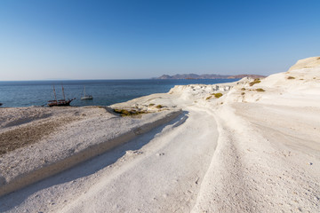 Sarakiniko beach in Milos Island, Greece
