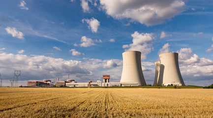 Fototapeta na wymiar Nuclear power plant Temelin in the Czech Republic