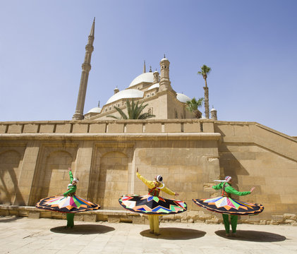 Sufi dancers in Cairo 
