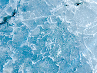 Ice texture, cold ice