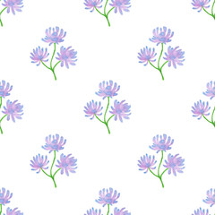 Pattern with violet pattern
