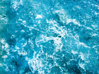 Ice texture, cold ice