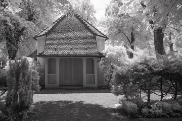 Infrarot-Fotografie-kleine Kapelle