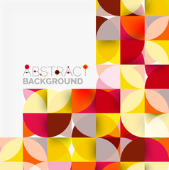 Obraz premium Modern geometrical abstract background circles