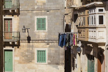 Street Scene in Valletta, Malta