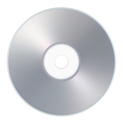 disc label side silver