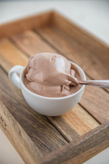 Schokoladen Eiscreme