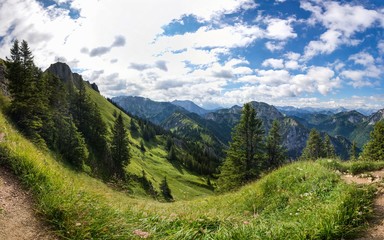 Obraz premium Berg Alpen Zugspitze Ehrwald Österreich Wandern