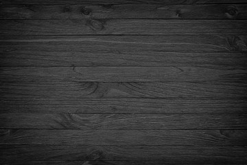 Naklejka premium black wooden background or gloomy wood grain texture