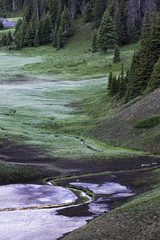 Valley in the Rocky Mountains of Colorado