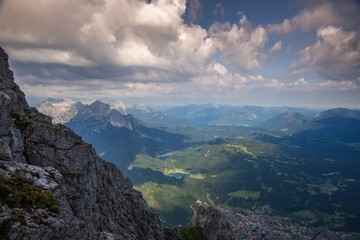 Berg Alpen Zugspitze Ehrwald Österreich Wandern