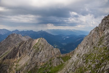 Berg Alpen Zugspitze Ehrwald Österreich Wandern