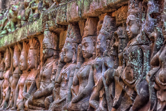 Terrace of the Leper King-Angkor Thom