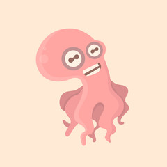 Cute octopus cartoon.