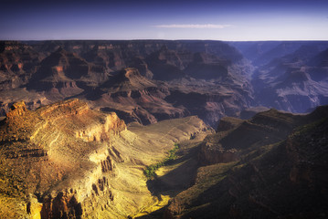 Indian Garden, halfway to the bottom of the Grand Canyon in Arizona