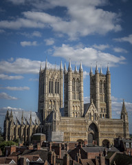 Lincoln cathedral and town