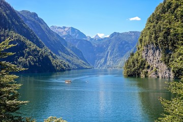 Berge Alpen Königsee Österreich Deutschland See