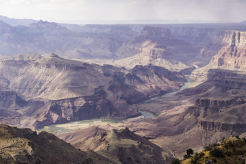 The Colorado River at the Grand Canyon in Arizona