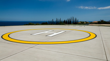 Runway for helicopters