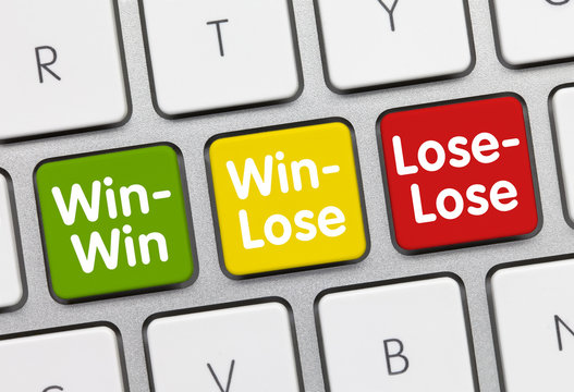 Win-Win, Win-Lose, Lose-Lose Stock Photo | Adobe Stock