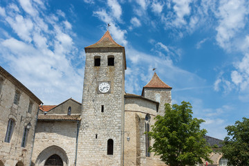 Fototapeta premium Église Saint-Barthélemy, Lauzerte, Quercy
