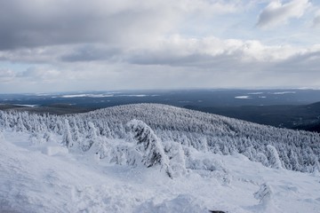 Harz Brocken Winter Schnee Berg Kalt