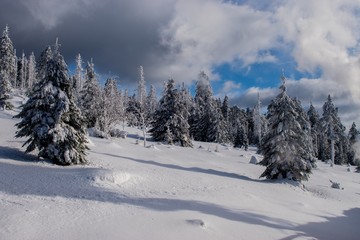 Harz Brocken Winter Schnee Berg Kalt