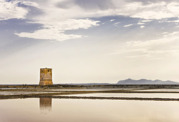 Panorama Salina di Trapani
