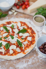 fresh home made pizza