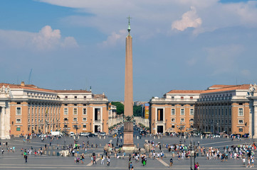 Fototapeta na wymiar St. Peter's Square - Rome, Italy