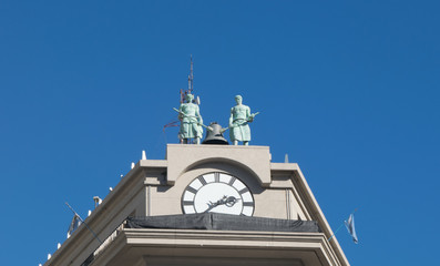 Fototapeta na wymiar Bell Clock - Buenos Aires - Argentina