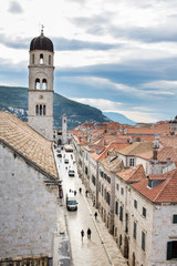 Fototapeta premium Die Altstadt von Dubrovnik in den frühen Morgenstunden