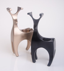 Deer Decoration or Reindeer Decoration on a background.