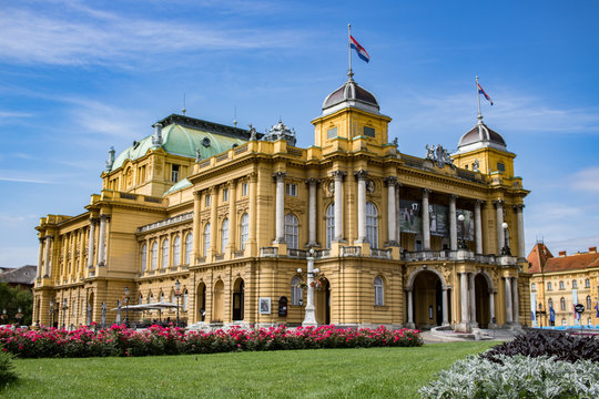 Der Kunstpavillon von Zagreb