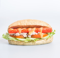 sandwich or health sandwich on the background.
