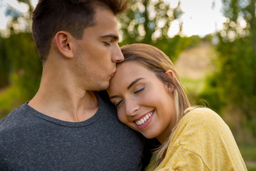 Fototapeta premium The joy of being in love