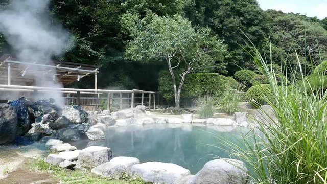 Hot spring in Beppu Oita, Japan 