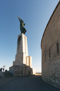Freiheitsstatue auf dem Gellert Berg in Budapest, Ungarn