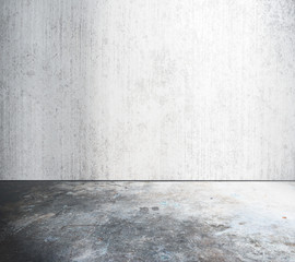 Clear concrete interior